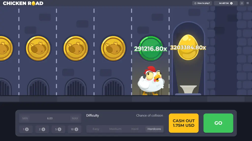 Chicken Road aylanma davomida ko'paytma ko'tarilishi
