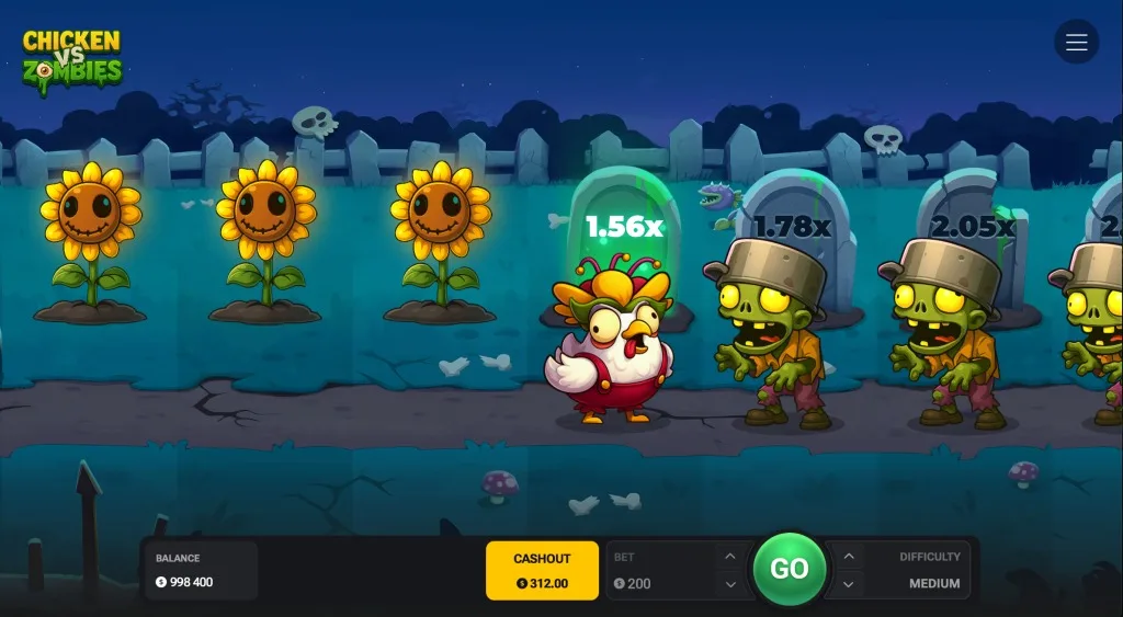 Rasmiy Chicken vs Zombies — Daraja qiyinligi — 4 turdagi zombi