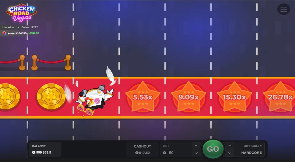 Chicken Road Vegas — oʻyin tasviri 4