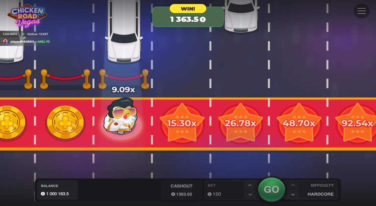 Chicken Road Vegas — oʻyin tasviri 3