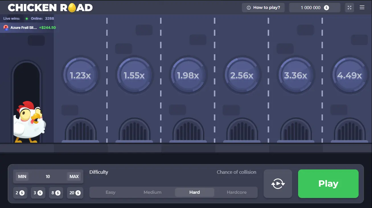 Fan-Sport platformasida Chicken Road mobil tartibi