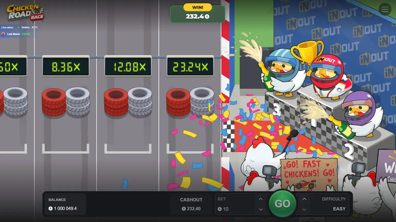 Chicken Road Race — oʻyin tasviri 2