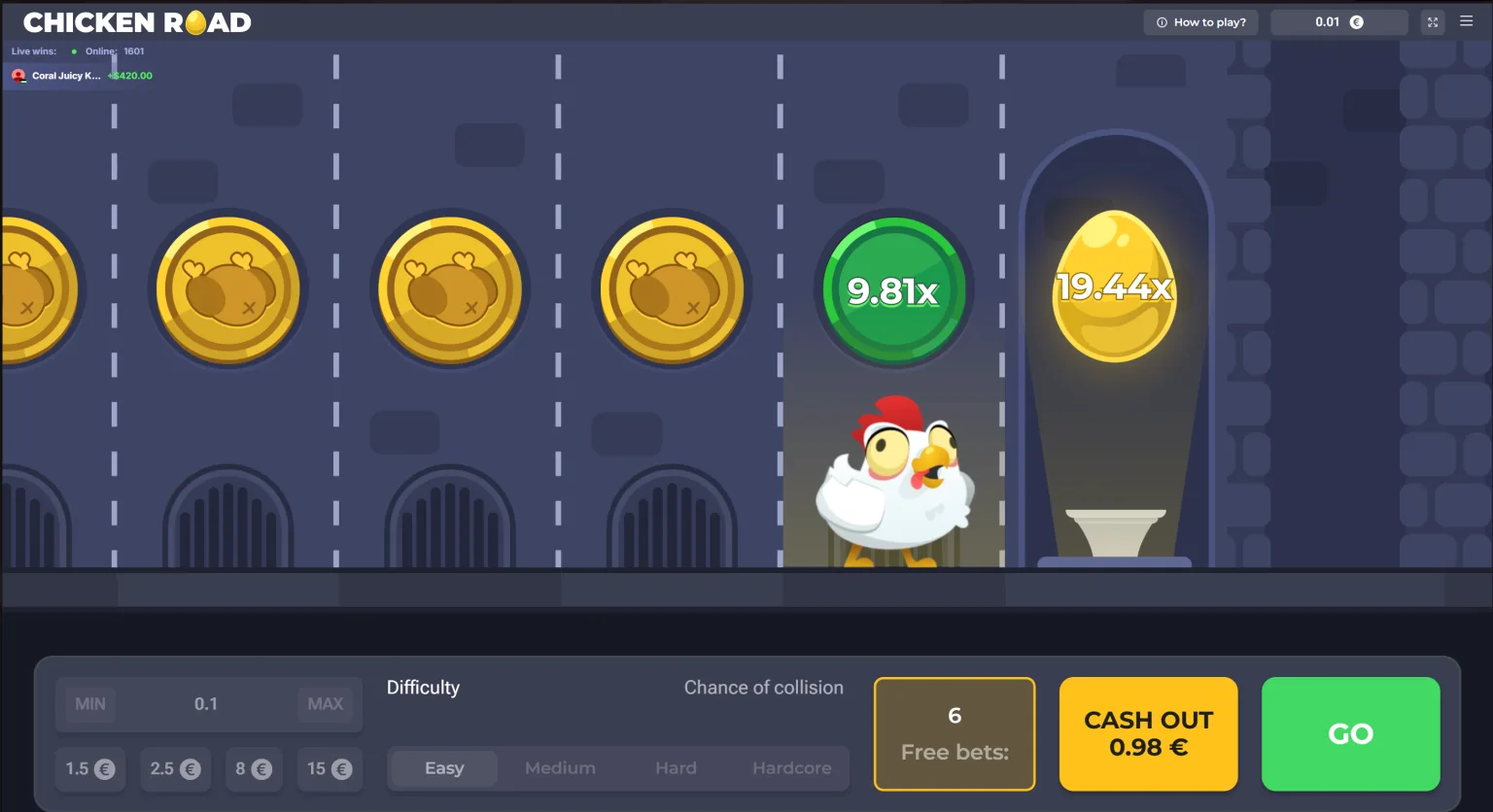 Chicken Road bonuslari: turlar va variantlar — rasm 5