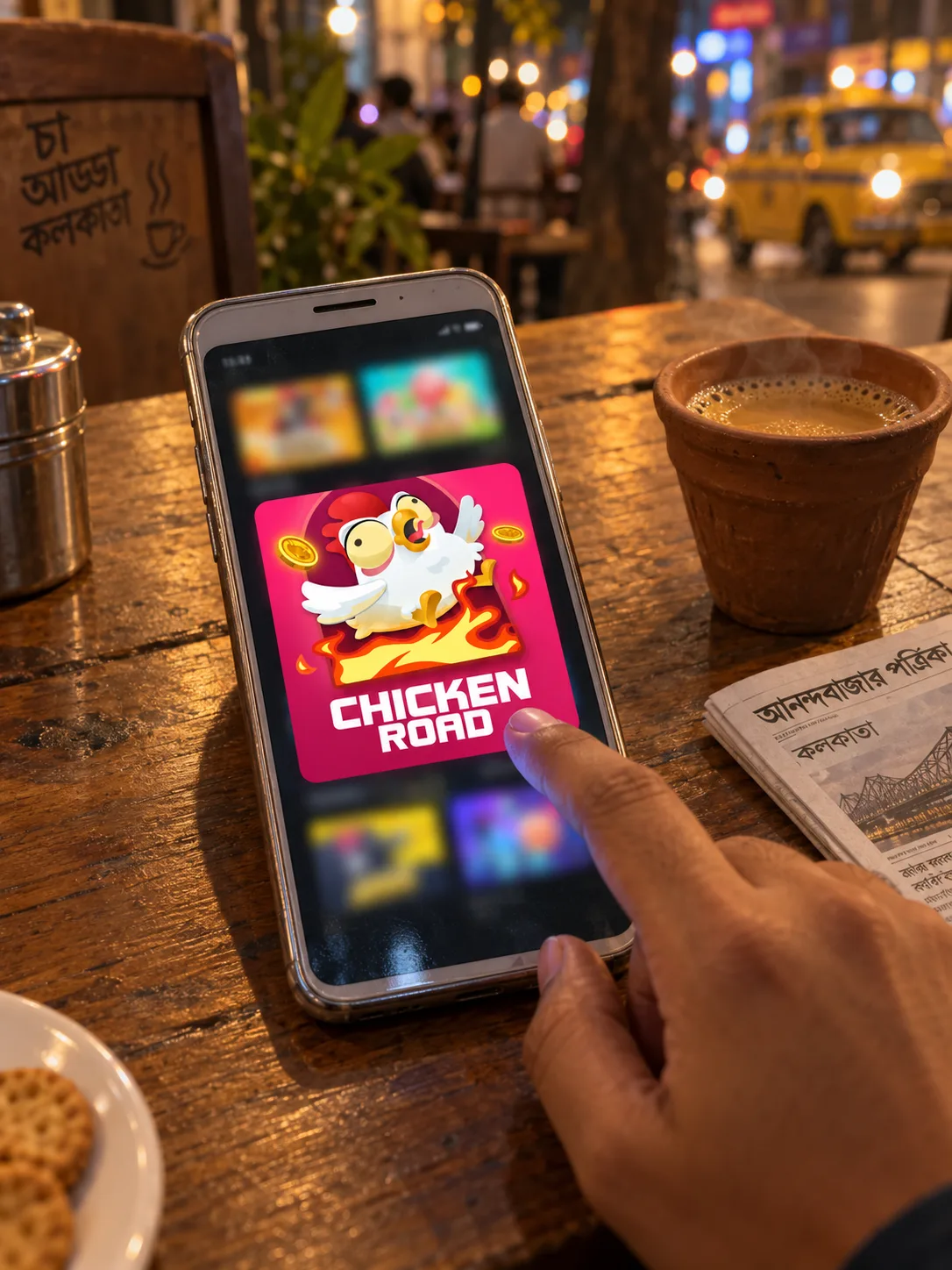 Chicken Road na telefone — ba manche ya moke na telefone na nzela, motango oyo emati, mpe Cash Out